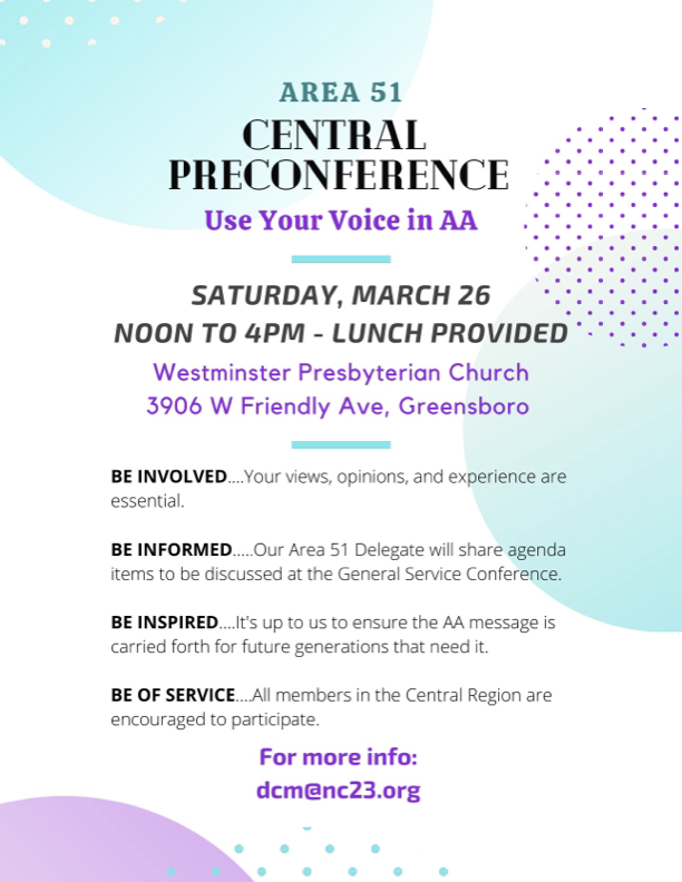Greensboro Preconference 2022 Tn