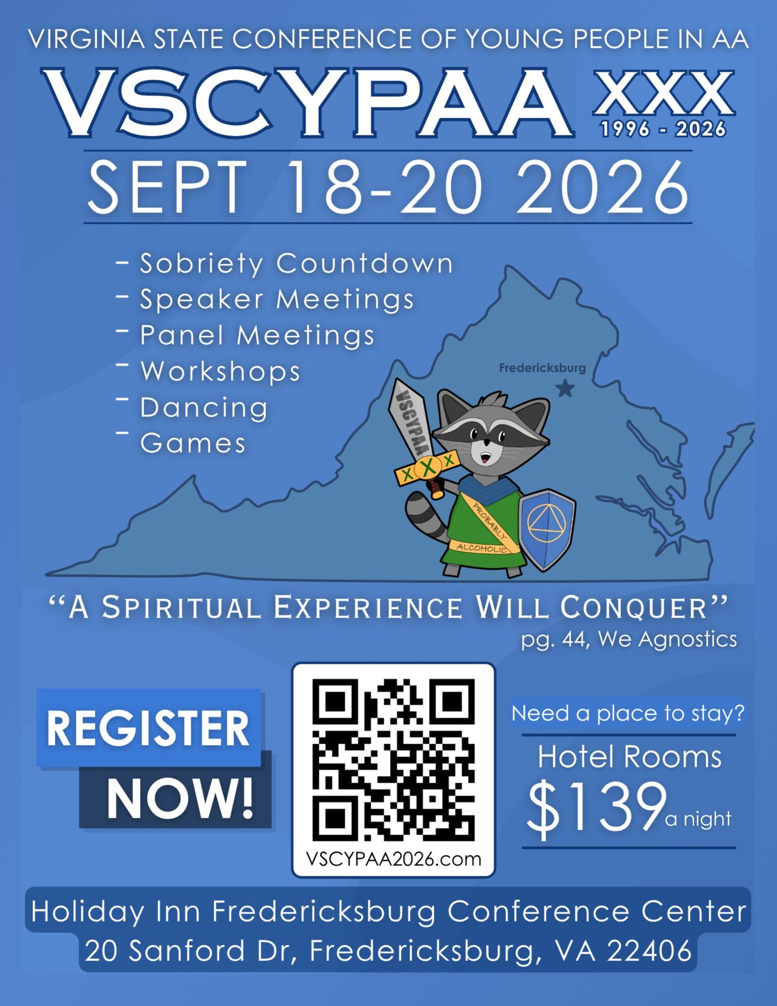 VSCYPAA Conference Flyer Color Print