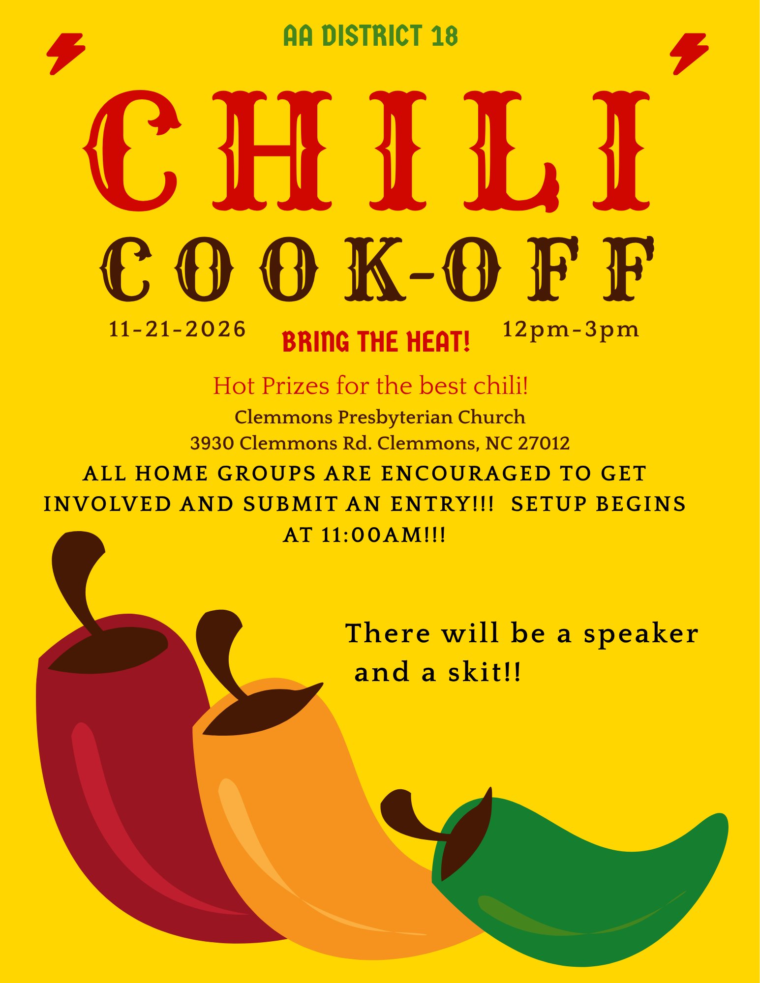 Chili Cook Off Event Flyer 11 21